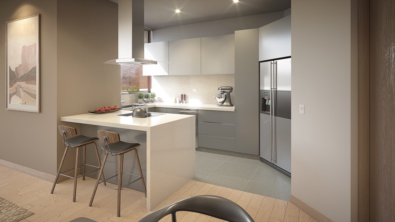 Bosque Verde_Apto 2_Cocina_V1
